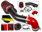 Short Ram Air Intake Kit MATT BLACK + RED for 07-10 Pontiac G5 Base/SE/GT 2.2 L4