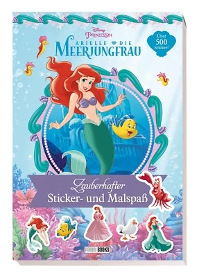 Disney Prinzessin: Arielle die Meerjungfrau - Sticker- und Malspaß Malbuch *NEU*