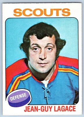 JEAN-GUY LAGACE 1975-76 O-PEE-CHEE 75-76 NO 141 NRMINT+         52950 - Image 1 of 2
