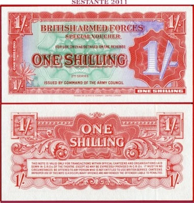 GREAT BRITAIN B. ARMED FORCES 1 SHILLING 1948 M18 UNC free shipping from 100$ - Image 1 of 3