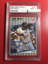 1989 Fleer Update Albert Joey Belle #U-25 Rookie RC PSA 9 Indians