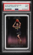 2018-19 Panini Chronicles Studio Michael Porter Jr #299 PSA 9 MINT Rookie RC