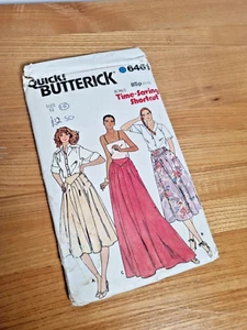 Butterick schnell Schnittmuster 6461 Misses Rock Größe 16 Vintage Taille 29" 8 10 - Bild 1 von 4
