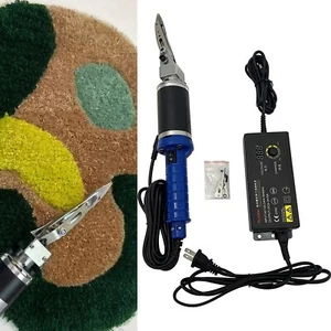 Electric Carpet Carving Scissors Double Arc Bladefor Carpet Cutting and Carving - Picture 1 of 21