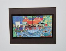 Friedensreich Hundertwasser "The Miraculous Draft" Matted Offset  Litho 1978