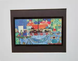 Friedensreich Hundertwasser "The Miraculous Draft" Matted Offset Litho 1978 - Picture 1 of 2