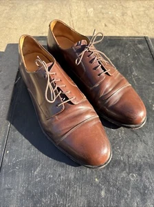 Zapato de vestir Cole Haan para hombre Oxford talla 13 D cuero marrón puntera - Imagen 1 de 22