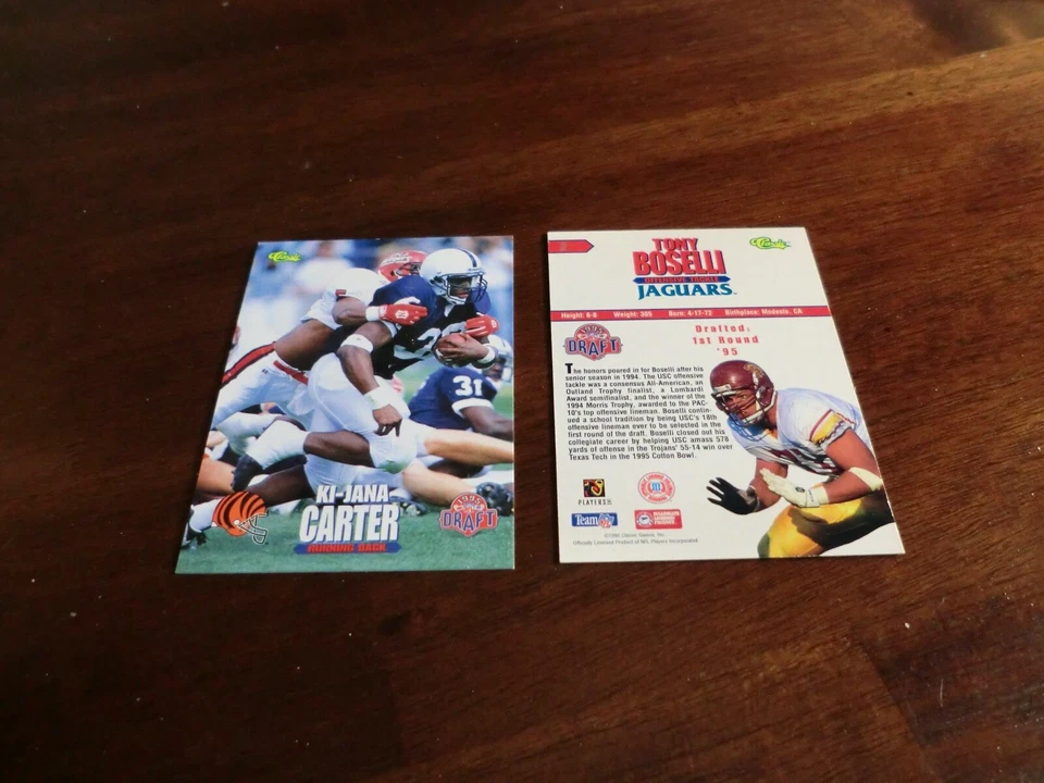 1995 Classic NFL Draft Football-Complete Your Set-.99 Singles-(#1-104) - Image 1 of 1
