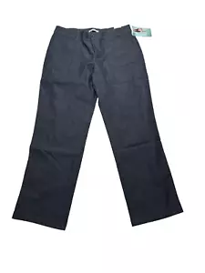 NWT Lee Sz 16 MEDIUM Relaxed Fit Straight Trouser Pants High Rise Stretch 36x30" - Picture 1 of 11