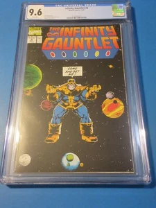 Infinity Gauntlet #4 CGC 9.6 NM+ Gorgeous Gem Wow Thanos - Picture 1 of 3