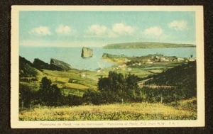Años 50? Panorama de N. W. Percé QC Canadá Rocher-Percé Co Postal Quebec - Imagen 1 de 1