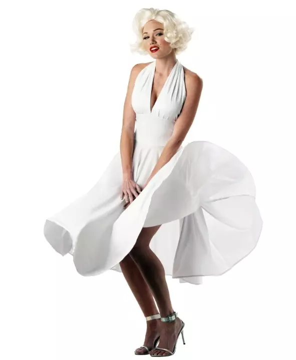 California Costumes Women's Marilyn Costume White Small
