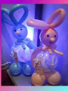 ☆Bunny Rabbit Balloon☆ Belly Buddy ☆ Easter☆ Balloon in a Box☆ - Picture 1 of 4