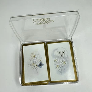 Vintage Congress Mint Edition Playing Cards Gold Edge Butterfly Flowers - Bild 1 von 5