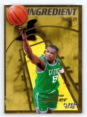 Antoine Walker Fleer '97-98 Key Ingredient Gold card # 15 Boston Celtics ACETATE - Image 1 of 2