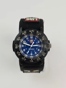 Luminox 3000/3900 Quarz Herren Taucheruhr blaues Ziffernblatt frische Batterie läuft super - Bild 1 von 15
