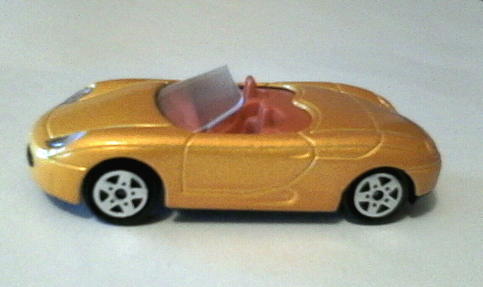 MAJORETTE COLLECTION 1:60 AUTO IN METALLO - PORSCHE BOXSTER GIALLO  ART 269 - Immagine 1 di 1