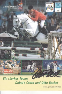 Otto Becker - Germany, Gold Olympic 2000 Riding, Original Autograph! - Picture 1 of 1