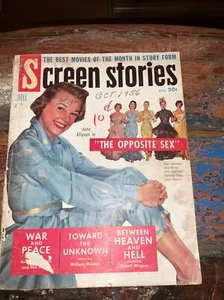 Vintage Screen Stories Magazine October 1956 Jane Allyson Cover - Bild 1 von 7