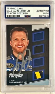 2016 Panini Torque Dale Earnhardt Jr Signed Auto Firesuit Tire 4x Card PSA DNA - Picture 1 of 1
