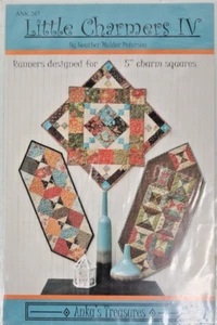 Little Charmers IV Runners for 5" Charm Square Quilt Patterns | 3 Projects - Picture 1 of 1