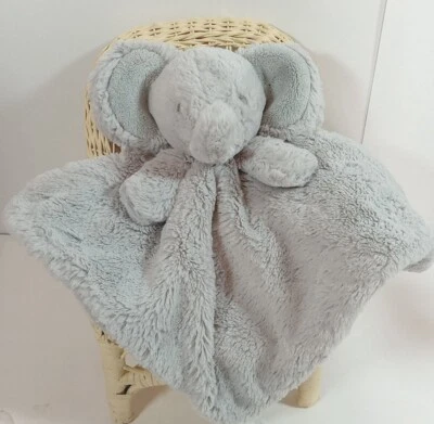 Koala Baby Gray Elephant Security Blanket Lovey 2015 Rattle Plush  14.5" - Image 1 of 4