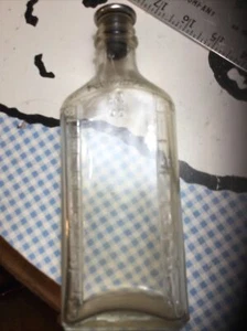 Vintage BÜGELBRETT Sprinkler Trinkflasche Flachmann - Bild 1 von 11