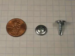 TEKS SCREW #8 x 1/2" STEEL, WAFER HEAD, ZINC-PLATED, #2 DRILL POINT - Bild 1 von 1