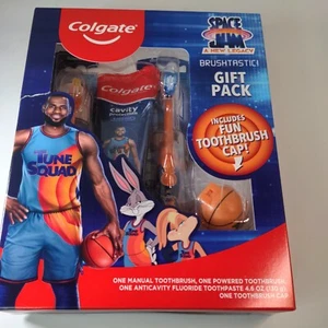 Colgate New Legacy Space Jam Brushtastic Basketball Kids Children Toothbrush  - Picture 1 of 3