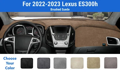 Cubierta alfombrilla salpicadero para Lexus ES300h 2022-2023 (gamuza cepillada) Foto 1 de 4