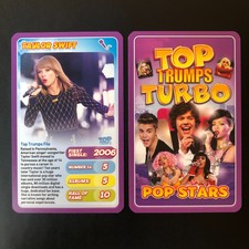 2021 Top Trumps Pop Stars PICK YOUR CARD - Taylor Swift - Rihanna - Beyonce +++