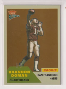 Brandon Doman 2002 Fleer Platinum Football Finish Rookie Card 265 $1 Ship #/100 - Picture 1 of 2