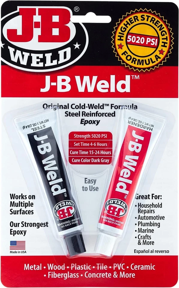 STRONGEST JB WELD ORIGINAL COLD WELD STEEL EPOXY GLUE STRONG BOND JB8265 - UK