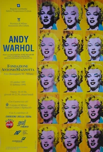 ANDY WARHOL 15 MARILYN ORIGINAL LARGE EX POSTER FIRST ED EXPO ITALY 1995 NMint - Picture 1 of 5