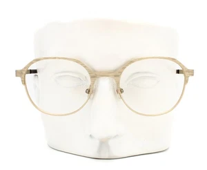 Maui Jim MJO 2109-16A Eyeglasses Glasses Satin Pale Gold Woodgrain 51-20-145 - Picture 1 of 7