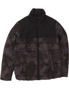 Chaqueta acolchada CHAMPION para hombre UK 42 XL negra camuflaje poliamida AY08 - Imagen 1 de 3