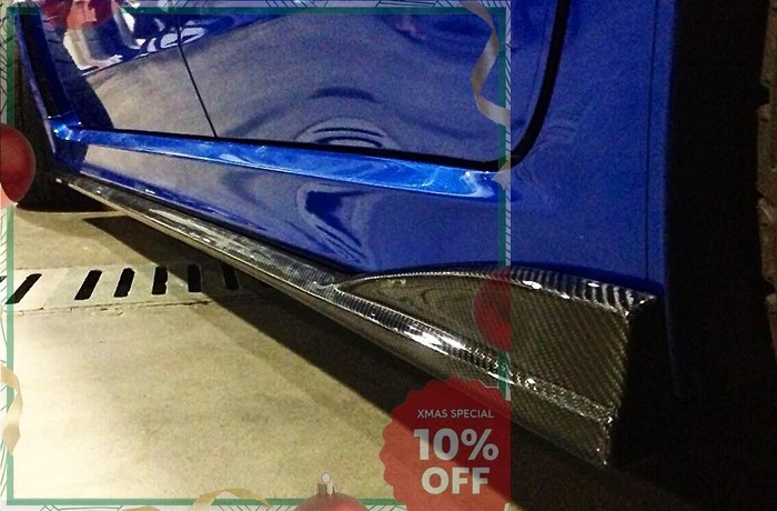 New Side Skirt Under Board Bottom Line For Subaru Impreza GVB CS Carbon Fiber Foto 1 de 1