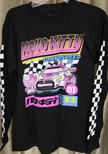 Boxlunch Exclusive Sanrio Black Long Sleeve Graphic Shirt Unisex Small - Picture 1 of 3