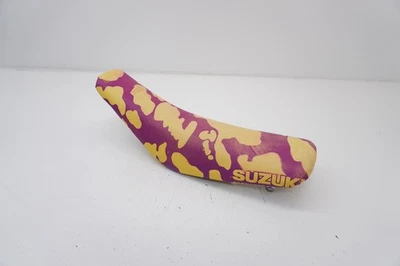 2002 RM85 Complete Seat Assembly Tecnosel Cover OEM Base Foam Suzuki RM 85 - Image 1 of 4