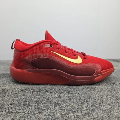 Nike IsoFly KC GS Gym Red Metallic Gold Kids 7 Youth Basketball Shoes FZ7298-600 - Image 1 of 4