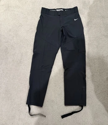 Pantalones de béisbol para hombre Nike Vapor Elite negros estribos elásticos talla grande Foto 1 de 4