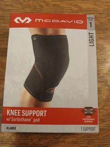 McDavid 410 Neoprene Knee Support with Sorbothane Insert, Black, Size XL - Picture 1 of 3