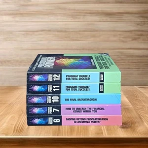 Lot Of 5 Anthony Robbins Personal Power Cassette Tapes Self Help Program SEALED - Picture 1 of 5