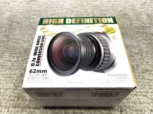 Raynox HD-7062 PRO 0.7x Wide Angle Lens 62mm SONY HDR-FX7 18-200 135,DMC-FZ1000 - Picture 1 of 5