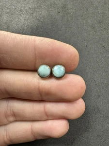 Lote de joyas aretes larimar 925 de plata de ley de 2,1 g de colección Z - Imagen 1 de 10