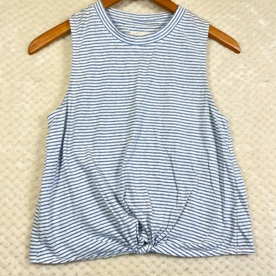Lou & серый в полоску укороченный Майка синий и белый размер S женщин - Изображение 1 из 4