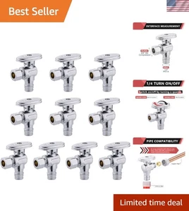 Lead-Free 1/2" Pex-A x 3/8" Compression Valves - Picture 1 of 8