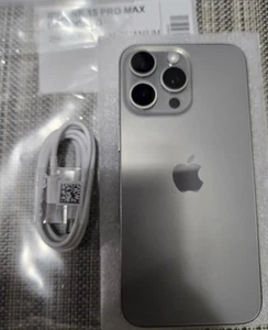 Apple iPhone 15 Pro Max - 256 GB - Natural Titanium (Unlocked) - Picture 1 of 8