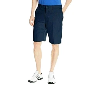 Pantaloncini da golf PGA Tour uomo vita piatta espandibile blu scuro taglia 36 nuovi con etichette - Foto 1 di 7