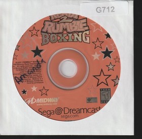 Ready 2 Rumble Boxing Sega Dreamcast No Case Disc Only Video Game